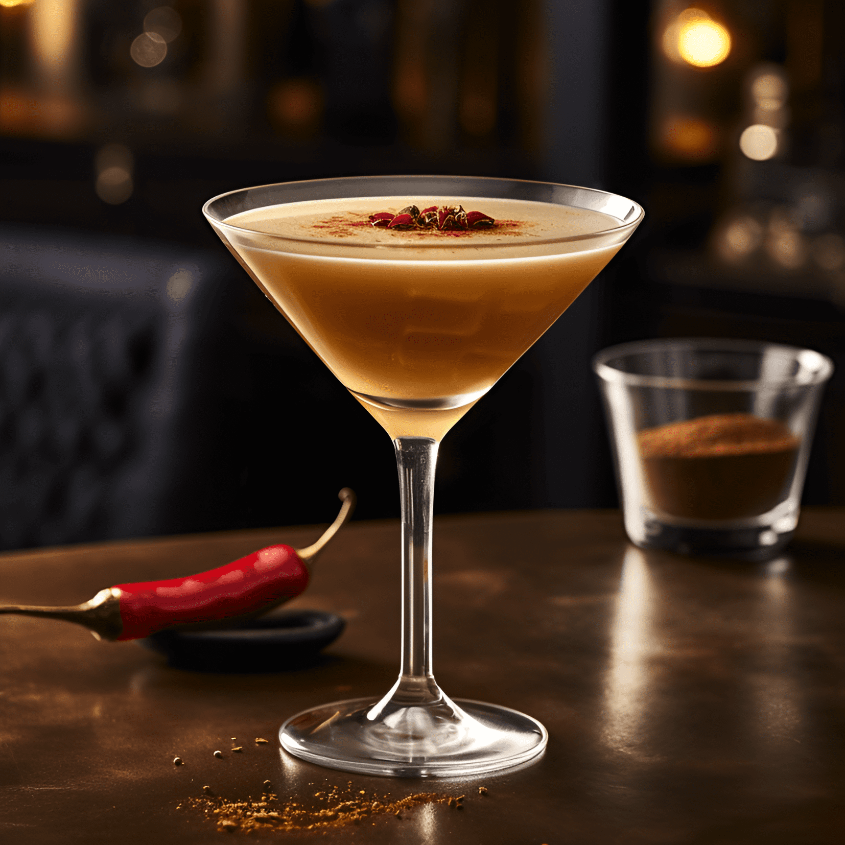 Spicy Fifty Cocktail Recipe - The Spicy Fifty is a well-balanced cocktail with a combination of sweet, sour, and spicy flavors. The sweetness from the vanilla vodka and elderflower liqueur is perfectly complemented by the sourness of the lime juice and the heat from the chili pepper.