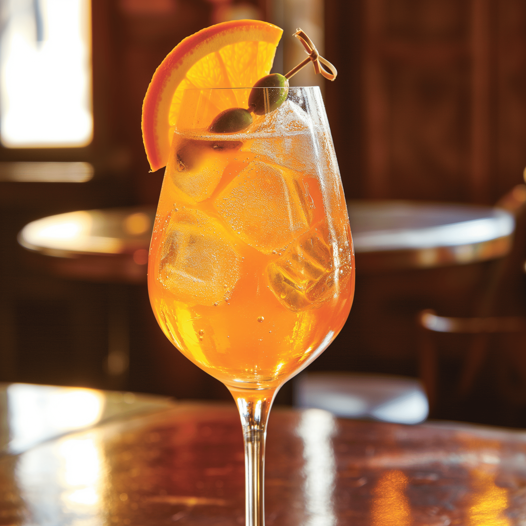 Spritz Mocktail Recipe - The Spritz Mocktail has a refreshing and zesty taste, with a balance of sweet and bitter notes. It's light and effervescent, making it an ideal drink for sipping on a warm afternoon or as a pre-dinner aperitif.