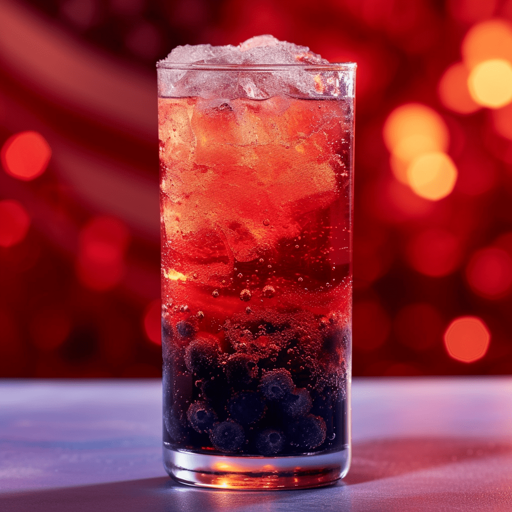 Stars and Stripes Cocktail Recipe - The Stars and Stripes cocktail is a delightful mix of sweet and tart, with the freshness of blueberries and lemon juice complemented by the herbal notes of absinthe. The ginger beer adds a spicy effervescence, while the raspberry brandy provides a subtle fruitiness.