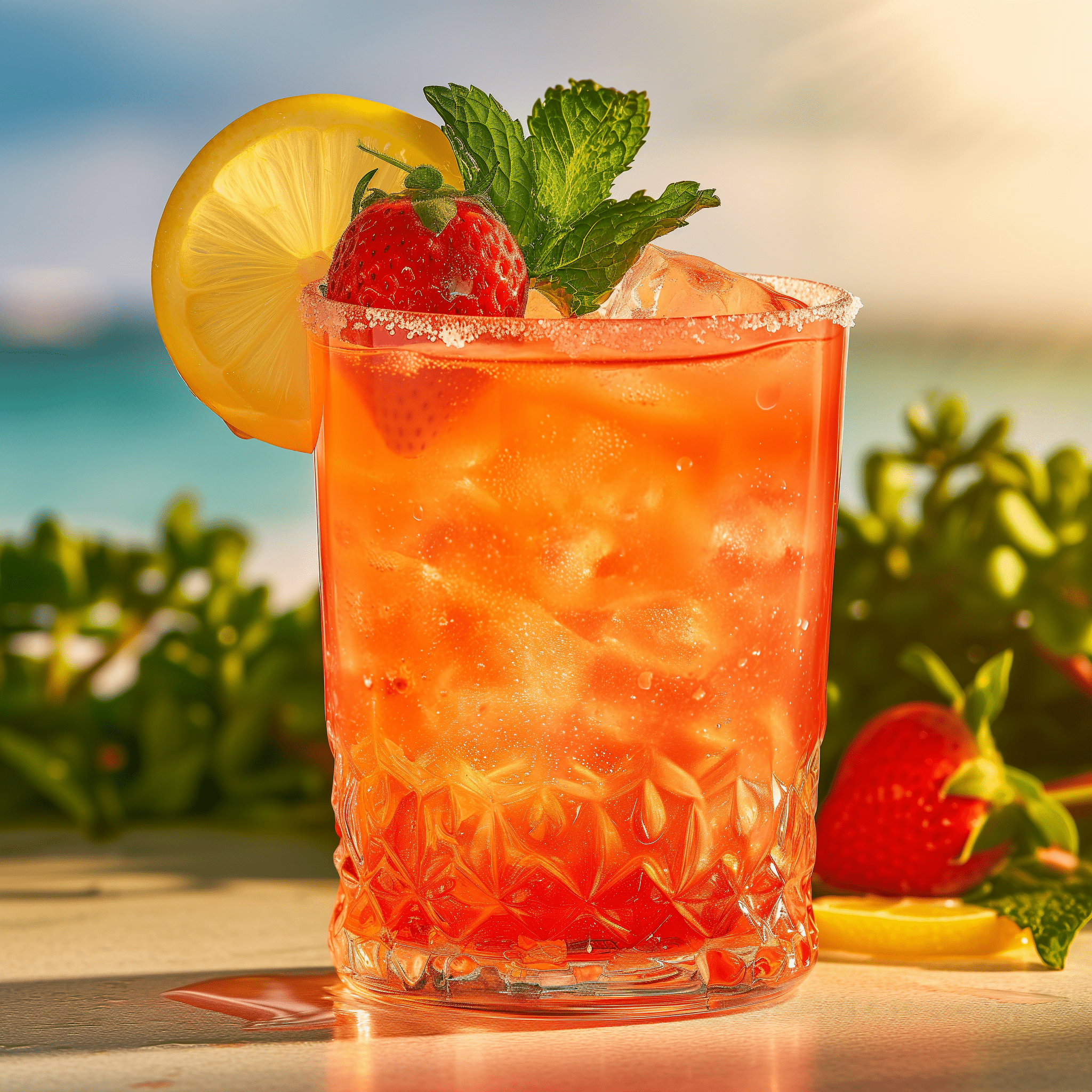 Strawberry Lemonade Cocktail Recipe - The Strawberry Lemonade Cocktail is a harmonious mix of sweet strawberries and zesty lemon, with a subtle hint of mint. It's a light and refreshing drink with a gentle kick from the vodka, perfect for those who enjoy fruity cocktails.