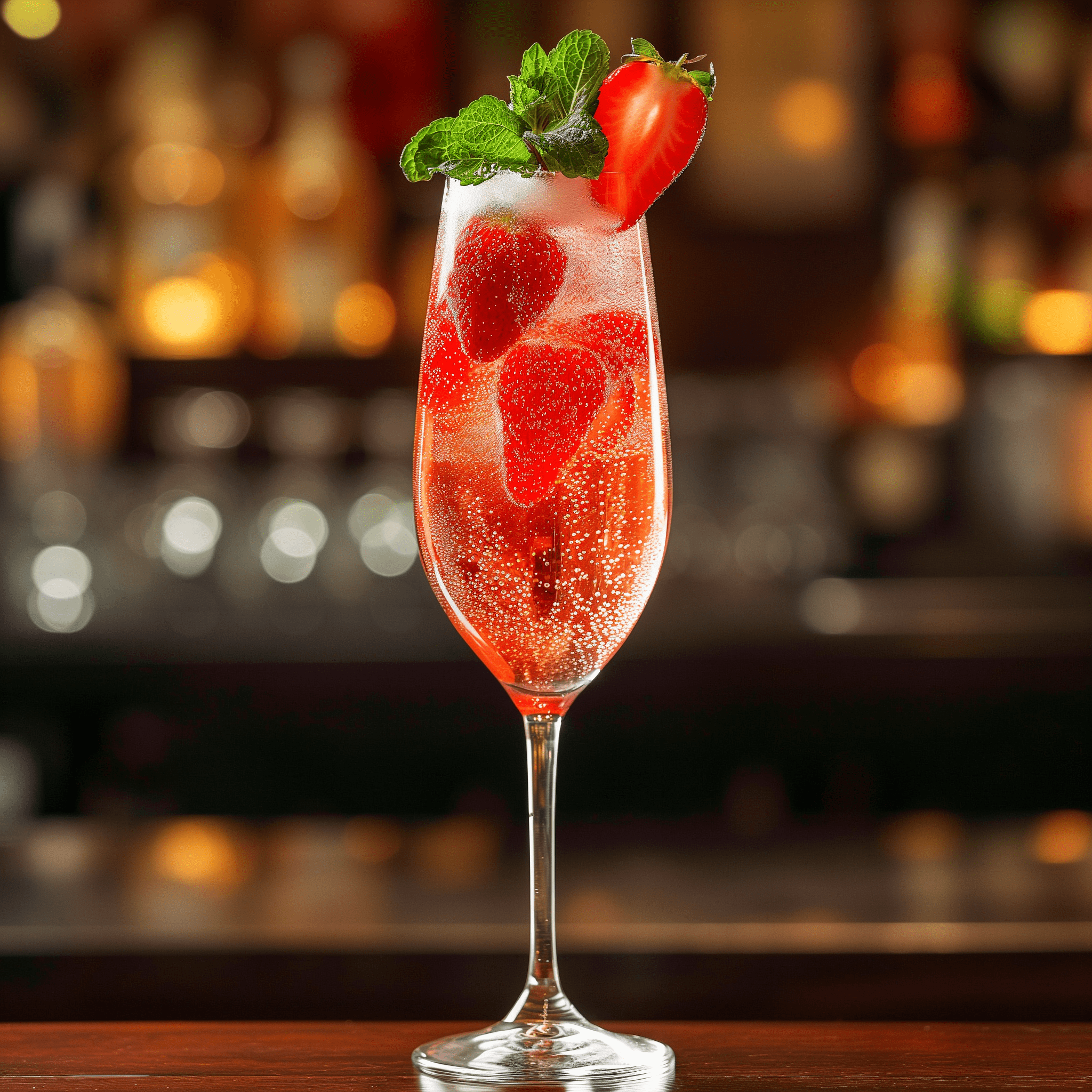 Strawberry Spritz Mocktail Recipe - The Strawberry Spritz Mocktail is a harmonious blend of sweet and tangy flavors. The strawberries provide a juicy, ripe sweetness that's perfectly balanced by the zesty acidity of the citrus. The sparkling water adds a fizzy, refreshing element that makes the drink light and effervescent, while the hint of mint gives it a cool, crisp finish.