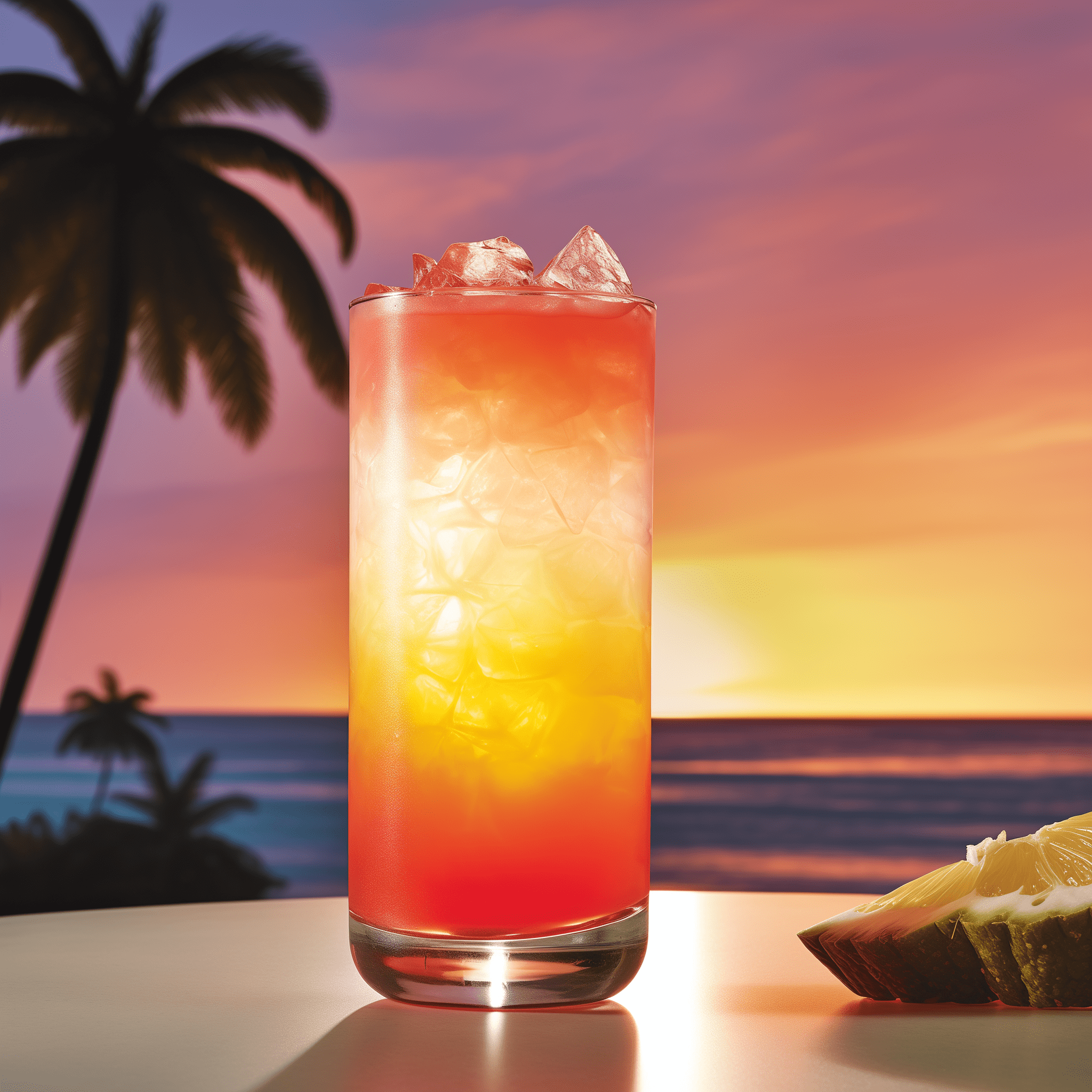 Summer Passion Cocktail Recipe - The Summer Passion is a delightful blend of sweet and tangy flavors, with the pineapple juice providing a tropical kick and the strawberry and passion fruit liqueurs adding a luscious sweetness. The Sprite adds a fizzy lightness, making the drink both invigorating and easy to sip.