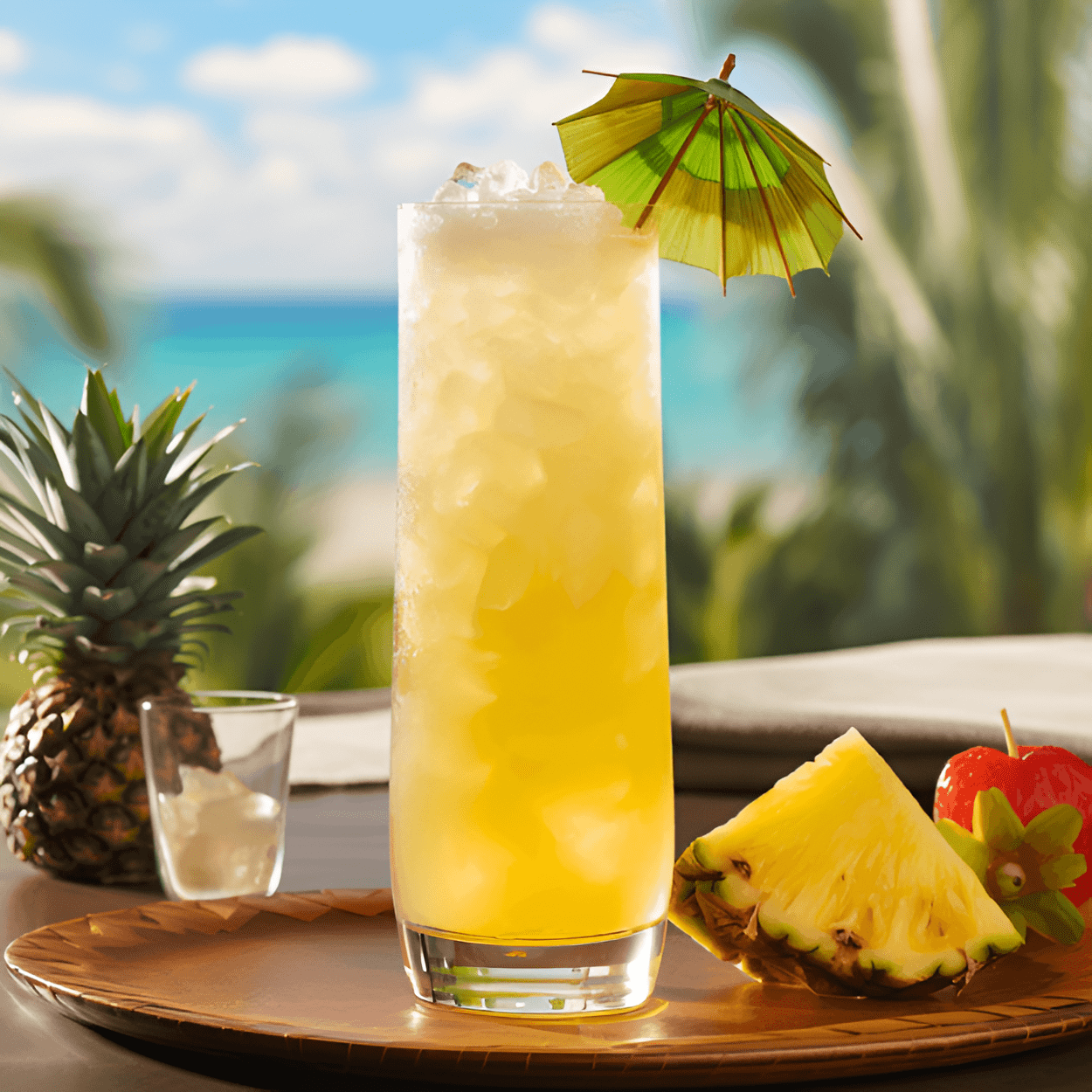 Sunny Day Cocktail Recipe - The Sunny Day cocktail is a delightful blend of sweet, sour, and slightly spicy flavors. The sweetness of the pineapple juice is balanced by the tartness of the lime, while the spiciness of the ginger beer adds an exciting kick. The rum adds a subtle warmth that rounds out the flavors beautifully.