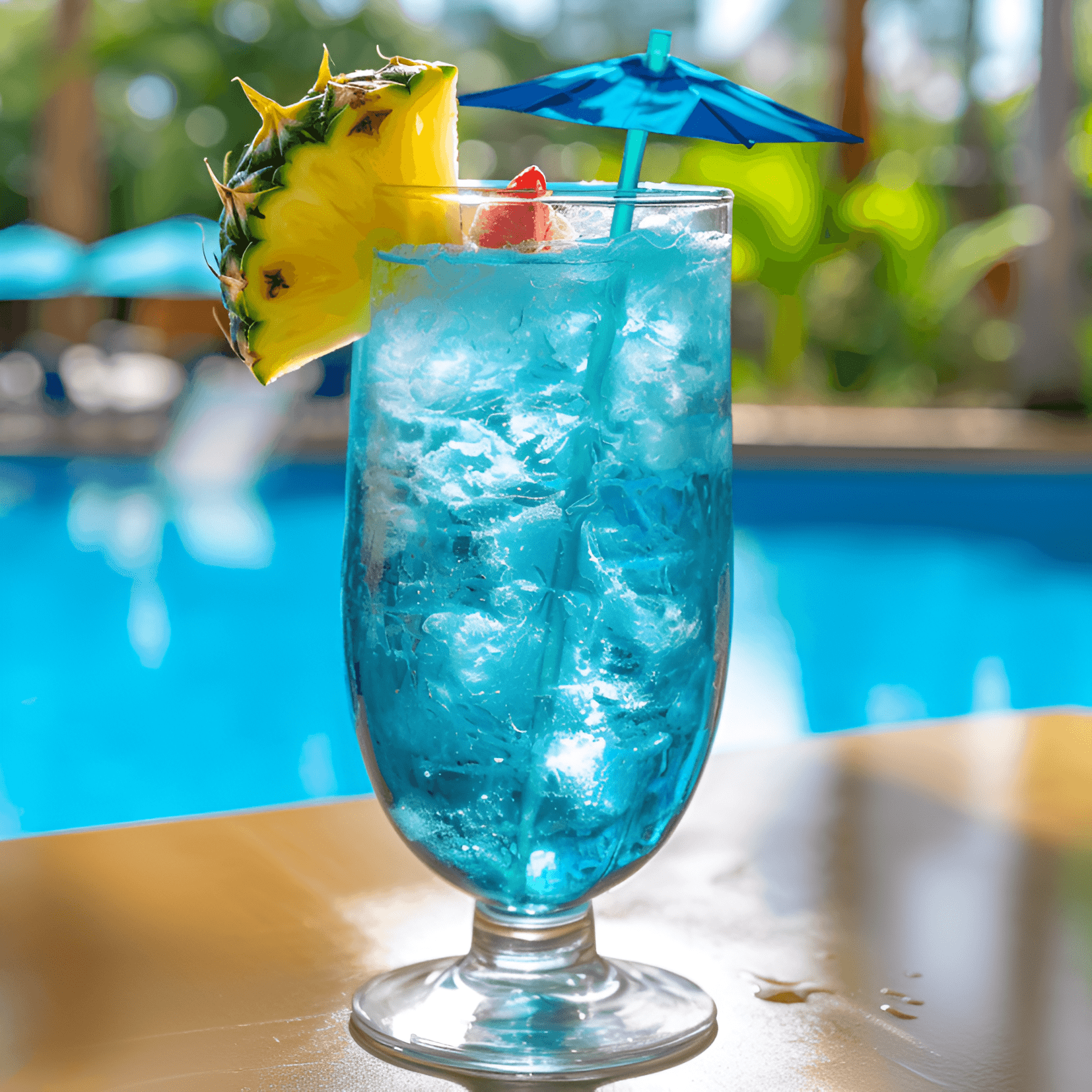 Swimming Pool Cocktail Recipe - The Swimming Pool cocktail has a sweet, fruity, and slightly creamy taste. It is not too strong, making it a perfect choice for those who prefer lighter cocktails. The combination of pineapple, coconut, and citrus flavors creates a refreshing and tropical experience.