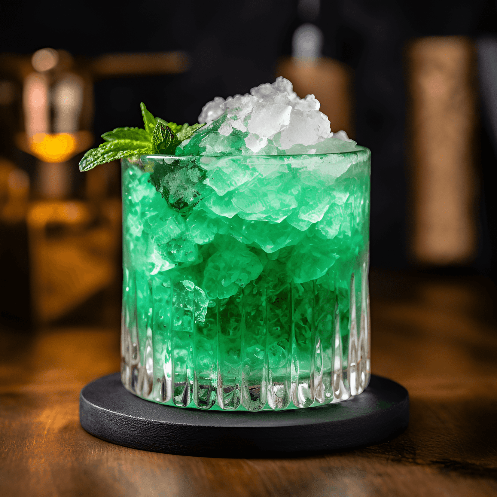 The Tequila Mockingbird is a delightful mix of sweet, sour, and slightly spicy flavors. The combination of tequila, lime juice, and green crème de menthe creates a refreshing and invigorating taste, while the jalapeño adds a subtle kick.