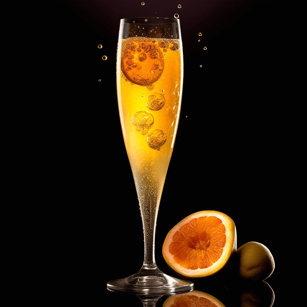 Thug Passion Cóctel Receta - El Thug Passion tiene un sabor dulce y afrutado con un toque de acidez de la fruta de la pasión. El champagne agrega un toque de efervescencia y sofisticación, lo que lo convierte en una bebida equilibrada y refrescante.