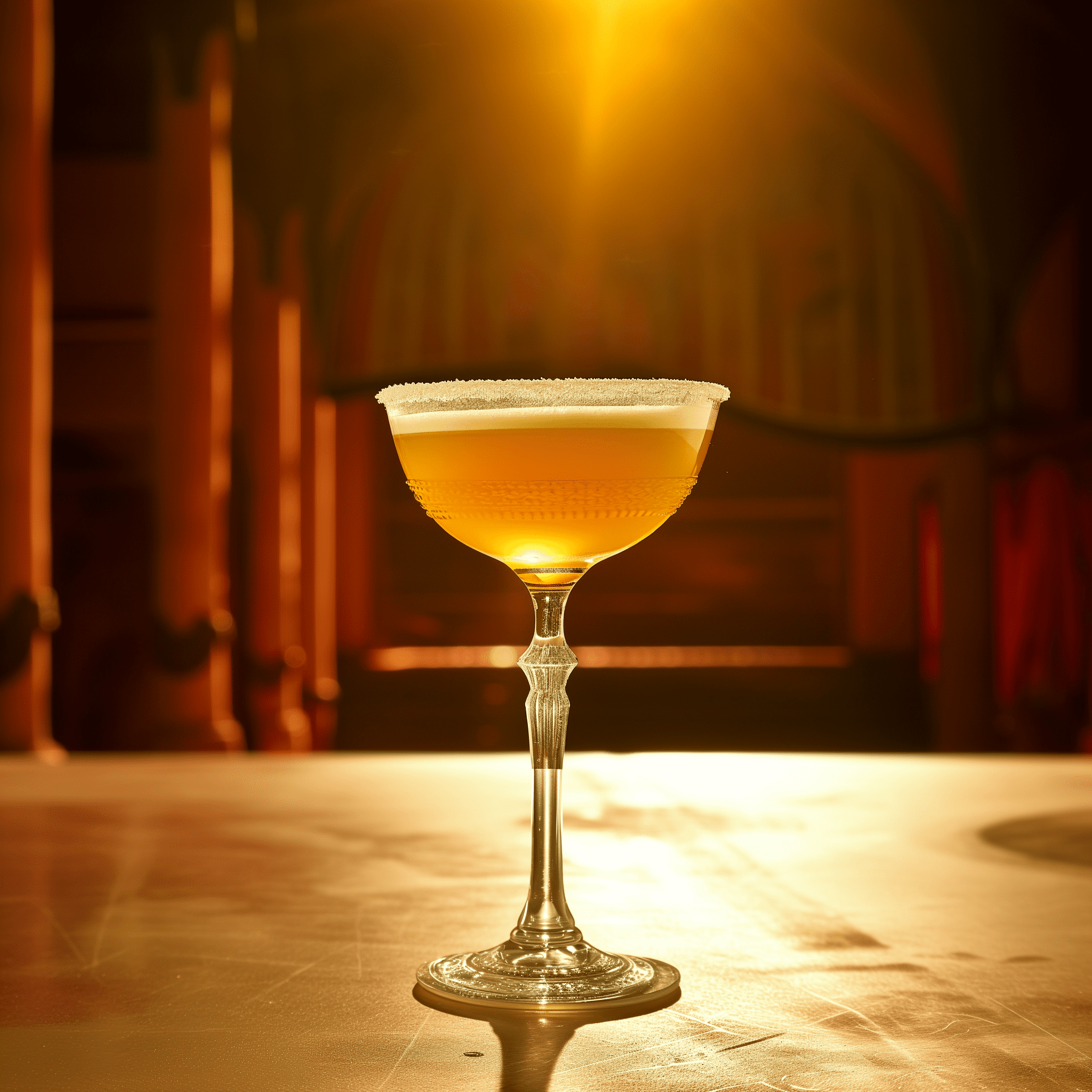 El Toreador es una mezcla armoniosa de dulce y ácido, con una robusta base de tequila. El brandy de albaricoque añade una dulzura afrutada que complementa la nitidez del jugo de lima, creando un cóctel que es refrescante y complejo.