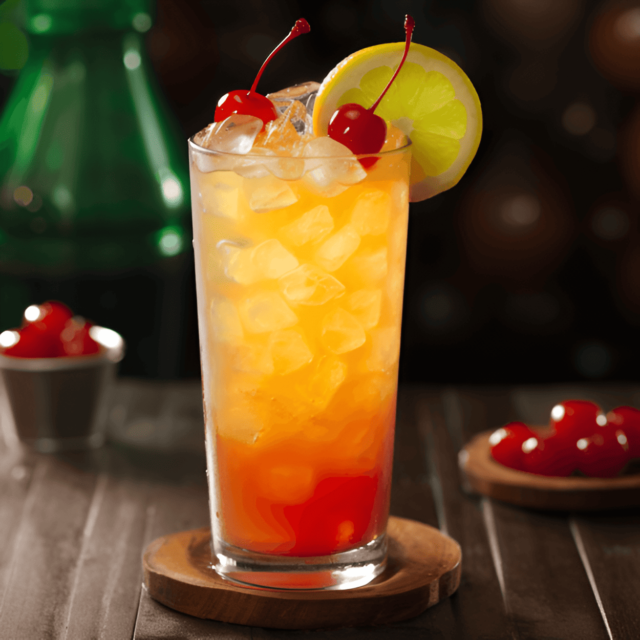 Tropical Cherry Rum Cocktail Recipe - The Tropical Cherry Rum cocktail is a sweet, fruity cocktail with a hint of tartness from the cherry. The rum adds a strong, spicy kick that balances out the sweetness. It's a refreshing, invigorating drink with a tropical twist.