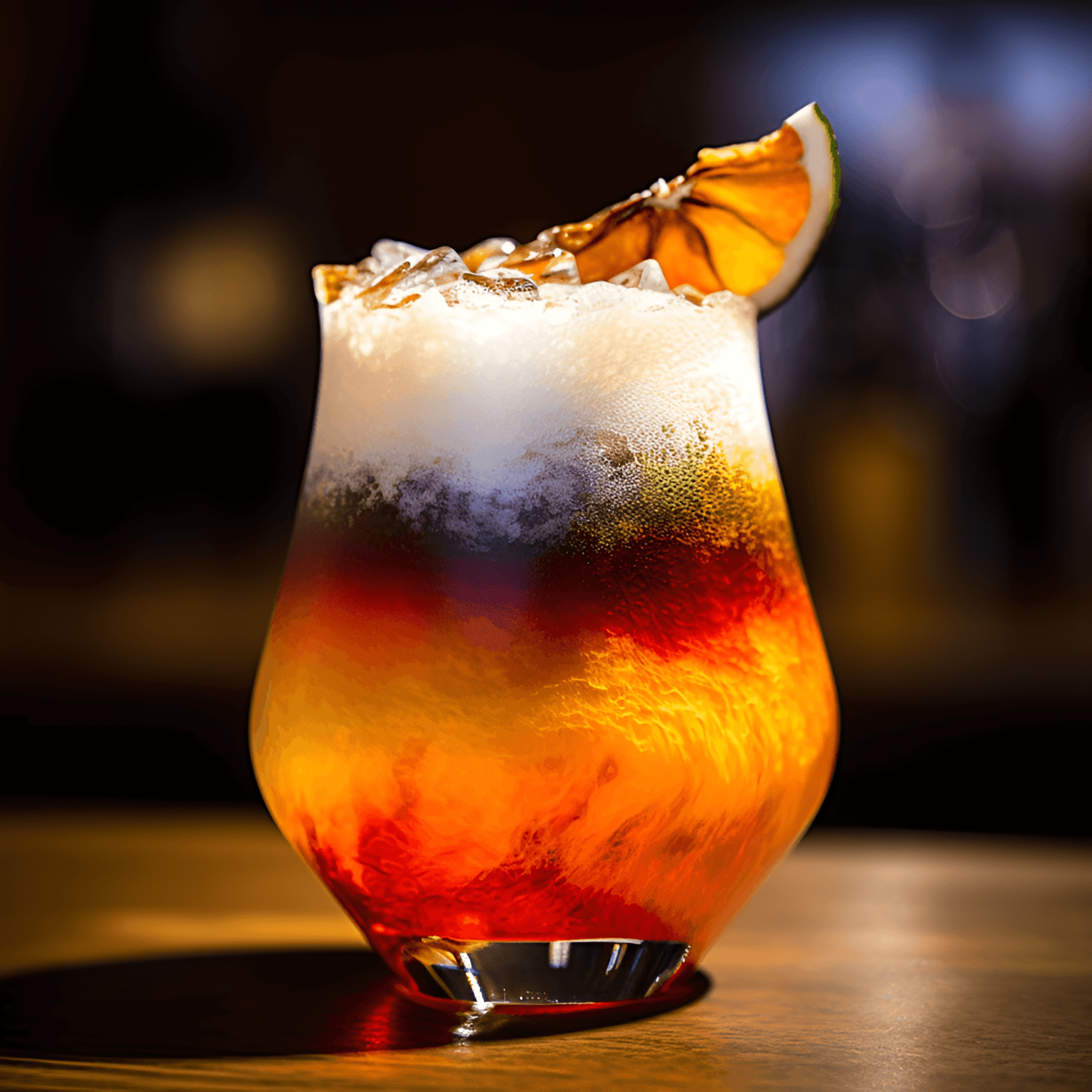 Undertow Cocktail Recipe - The Undertow cocktail is a delightful mix of sweet, sour, and slightly bitter flavors. It has a strong, yet refreshing taste, with hints of tropical fruit, citrus, and spice. The combination of rum and fruit juices creates a smooth, well-balanced drink that is both invigorating and satisfying.