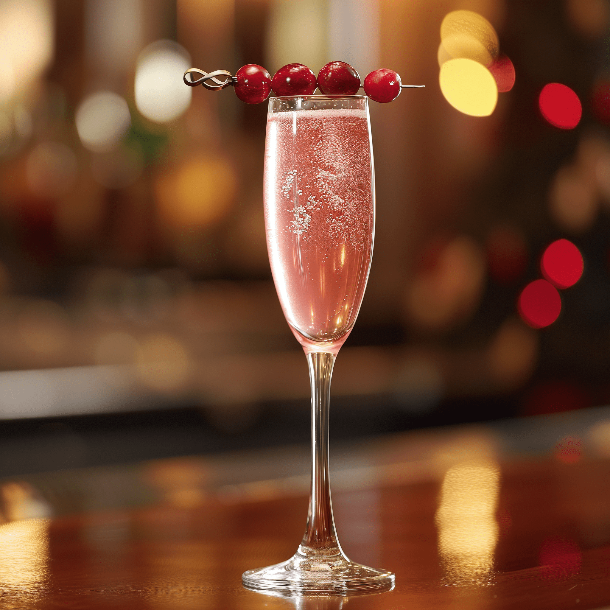 Vanilla Cranberry Mimosa Cocktail Recipe - The Vanilla Cranberry Mimosa offers a delightful interplay of flavors. It's lightly sweet with a tart edge from the cranberry juice, while the vanilla vodka adds a smooth, creamy undertone. The sparkling wine tops it off with a crisp, bubbly finish that refreshes the palate.
