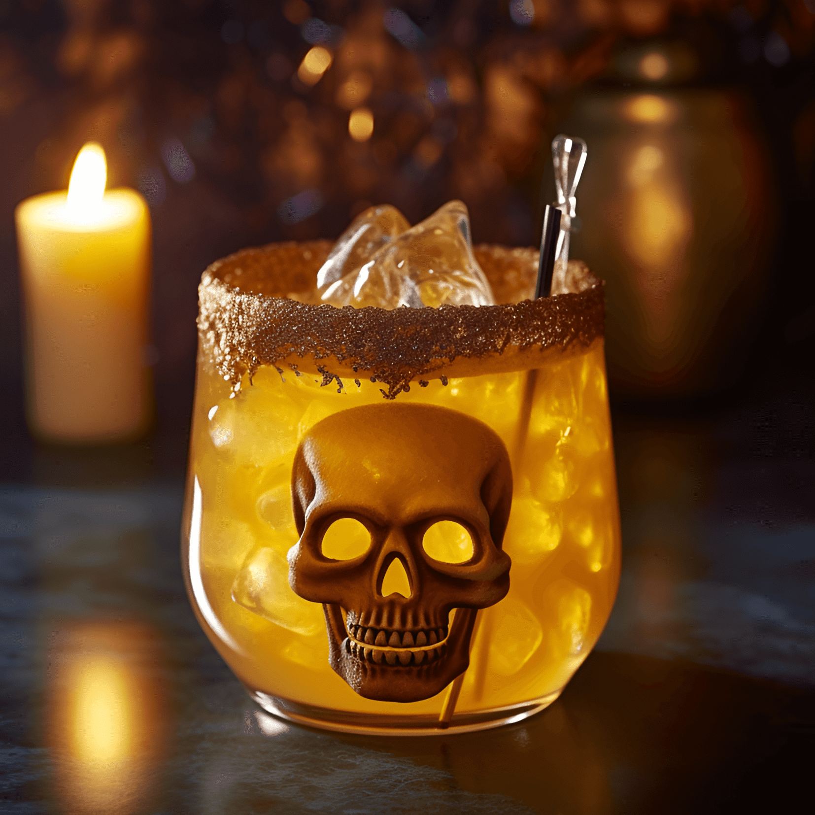 Voodoo Doll Cocktail Recipe - The Voodoo Doll is a complex and intriguing cocktail, with a perfect balance of sweet, sour, and spicy flavors. The combination of rum, pineapple juice, and lime juice creates a refreshing and tropical base, while the addition of ginger and cinnamon adds warmth and depth. The drink is finished with a dash of bitters, which adds a subtle bitterness and ties all the flavors together.