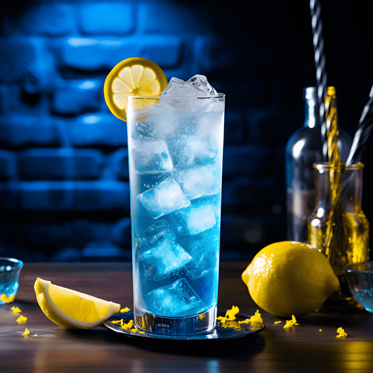 Walk Me Down Cocktail Recipe - The Walk Me Down cocktail is a delightful blend of sweet and sour, with a strong alcoholic kick. The combination of rum, tequila, vodka, gin, and blue curaçao gives it a unique, robust flavor, while the lemon juice and sweet and sour mix balance it out with a refreshing tanginess.
