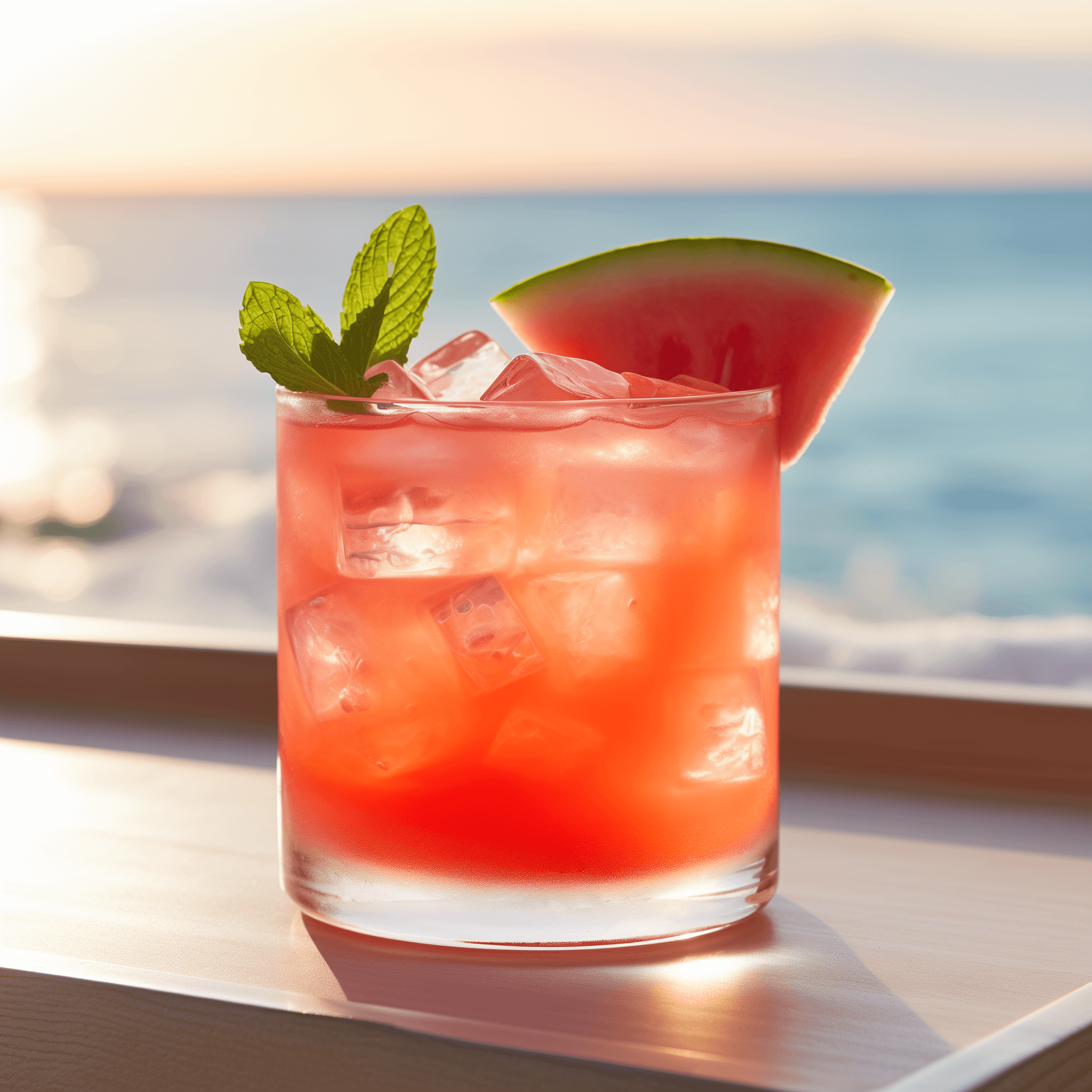 Watermelon Sour Cocktail Recipe - The Watermelon Sour is a harmonious blend of sweet and tart flavors. The juicy freshness of watermelon balances the zesty sourness of the lemon, while the simple syrup adds a smooth sweetness. The addition of bourbon gives it a robust and slightly oaky undertone, making it a well-rounded and invigorating drink.