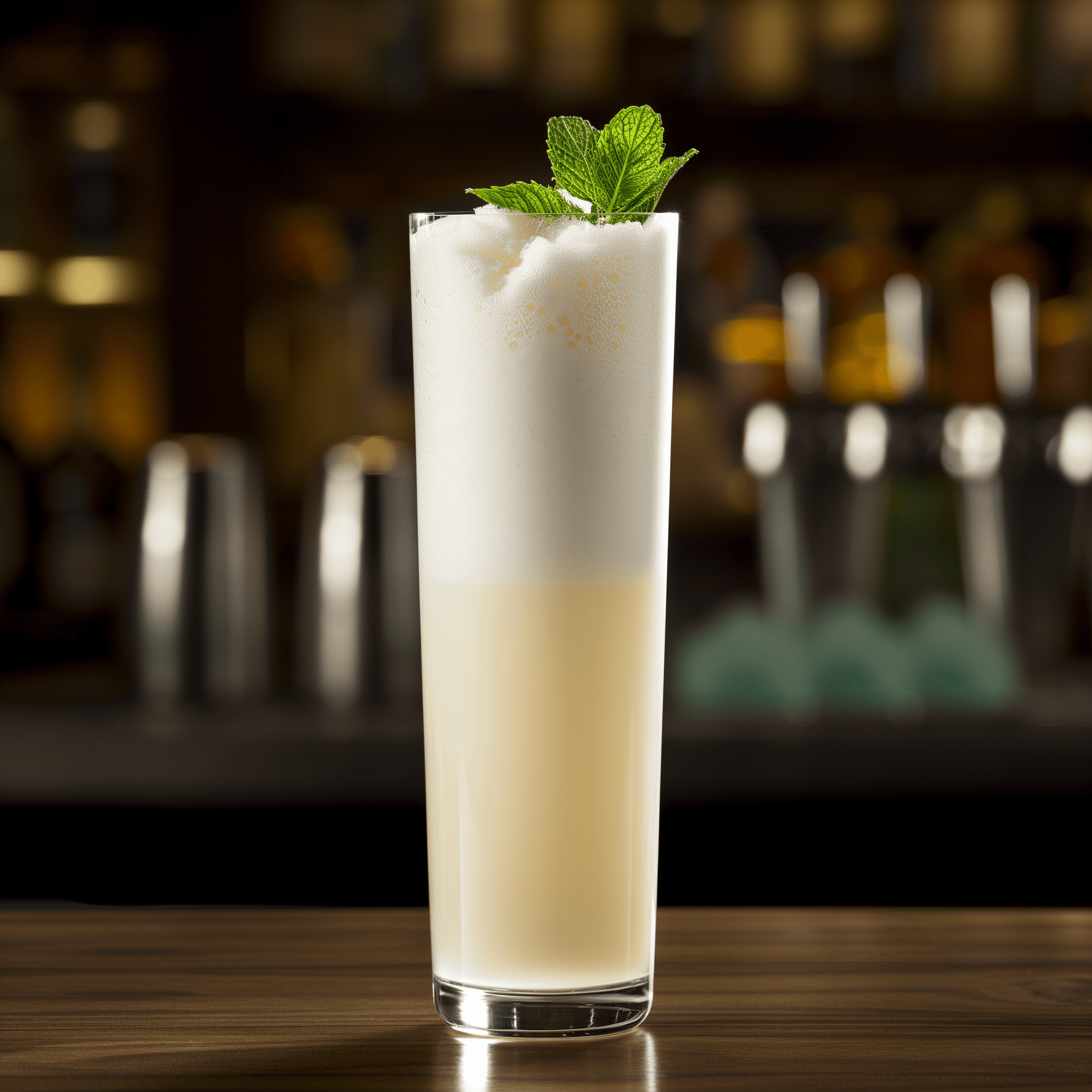 White Gin Fizz Cóctel Receta - El White Gin Fizz ofrece un delicioso equilibrio de texturas cremosas y efervescentes, con un refrescante toque cítrico complementado por los botánicos del gin. Es ligeramente dulce, un toque ácido y maravillosamente espumoso en la parte superior.