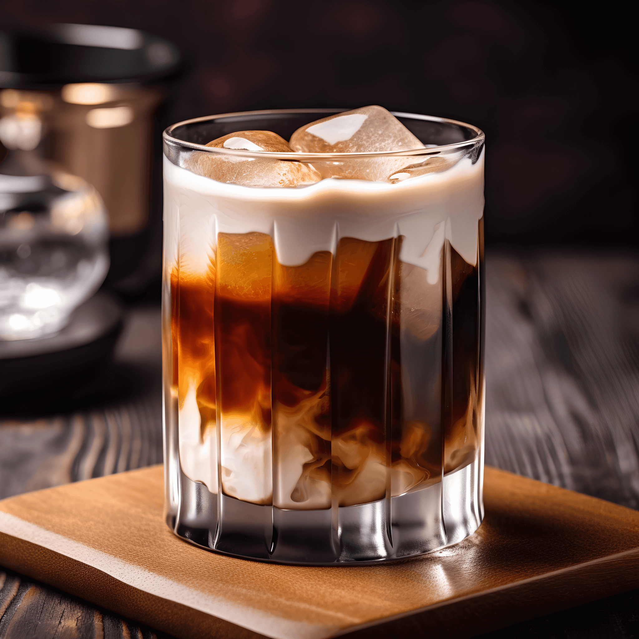 The White Russian is a creamy, sweet, and slightly strong cocktail. The combination of vodka, coffee liqueur, and cream creates a rich and indulgent flavor profile that is both comforting and satisfying.