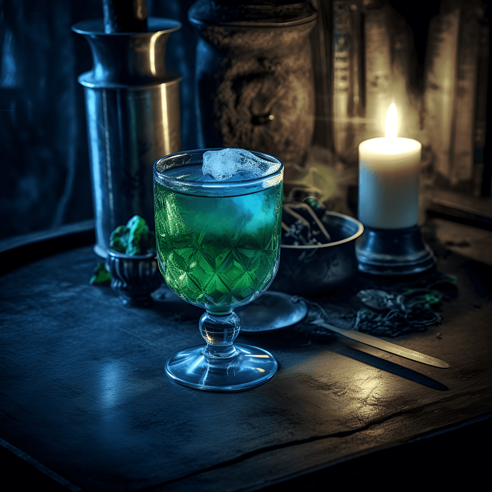 Witch's Brew Cocktail Recipe - The Witch's Brew cocktail is a delightful mix of sweet, sour, and fruity flavors, with a hint of herbal and earthy undertones. The combination of ingredients creates a well-balanced and enchanting taste that is both refreshing and invigorating.